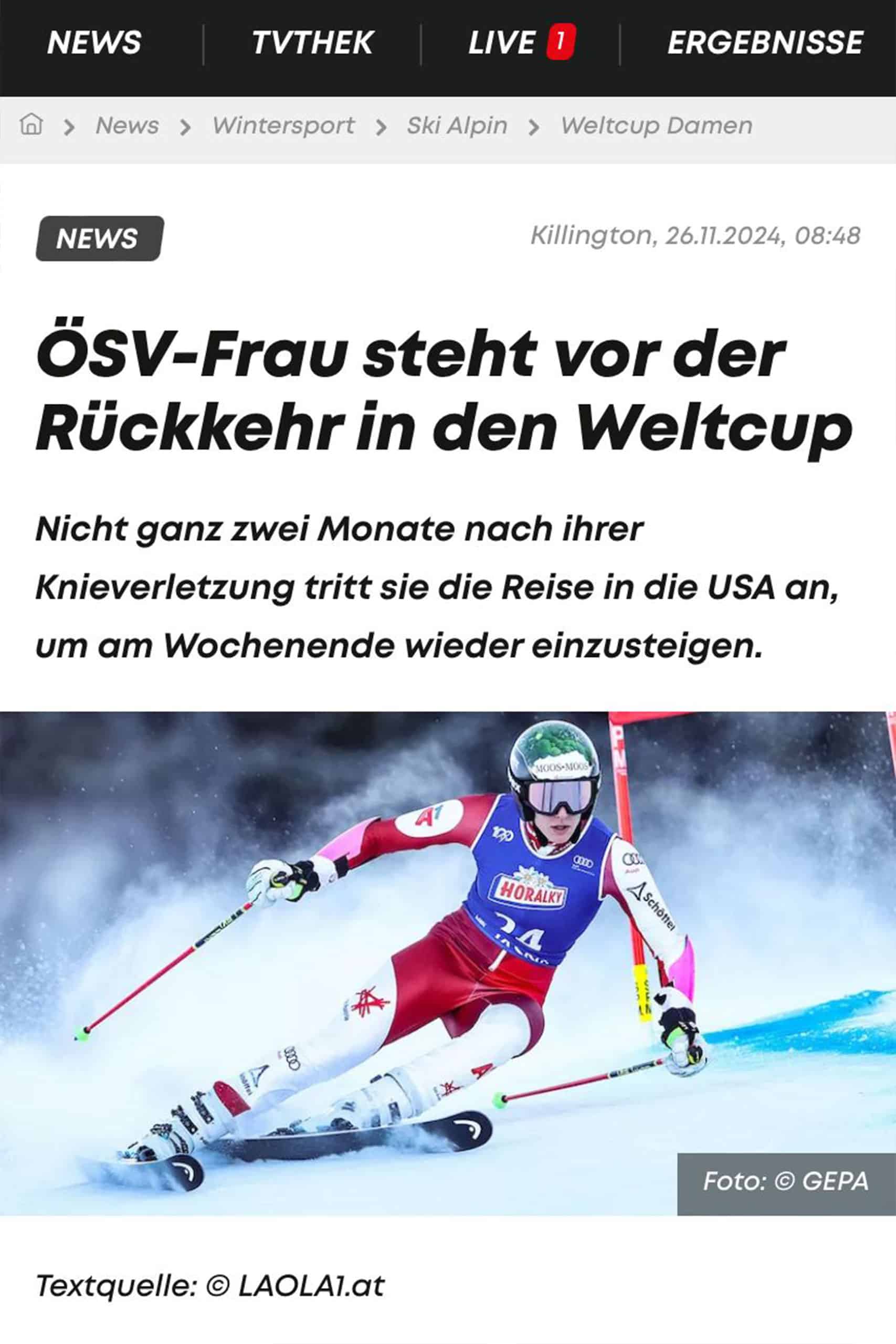 LAOLA1.at
Elisabeth Kappaurer